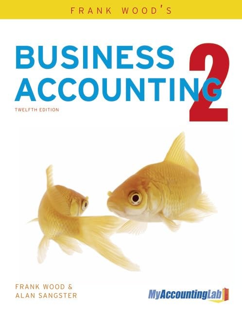 Frank Wood's Business Accounting Volume 2