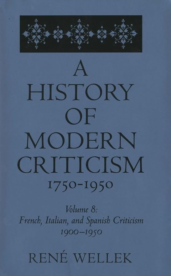 French, Italian, and Spanish Criticism, 1900-1950