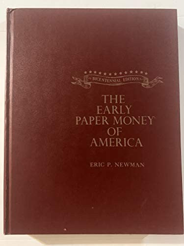 The Early Paper Money of America cover