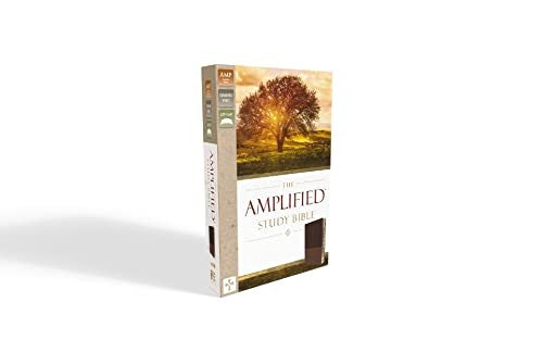 The Amplified Study Bible, Leathersoft, Brown, Thumb Indexed