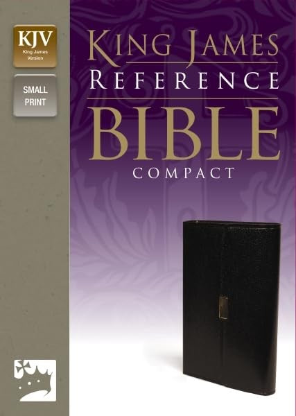 KJV, Reference Bible, Compact, Imitation Leather, Black, Red Letter Edition