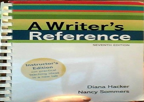 A Writer's Reference