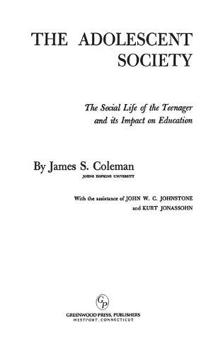 The Adolescent Society