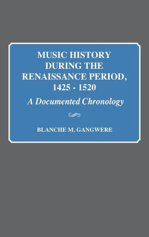 Music History During the Renaissance Period, 1425-1520