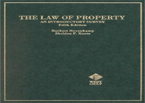 Hornbook on Law of Property E5