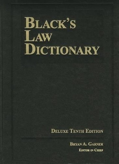 Black's Law Dictionary Deluxe