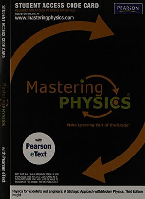 Mastering Physics with Pearson eText -- Valuepack Access Card -- for Physics for Scientists (ME component)