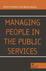 Managing People in the Public Services 