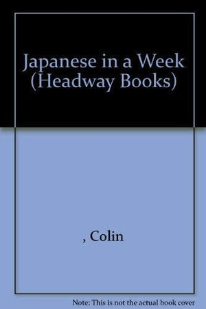 Japanese in a Week