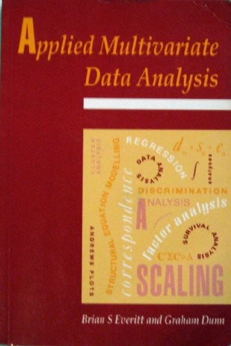 Applied Multivariate Data Analysis