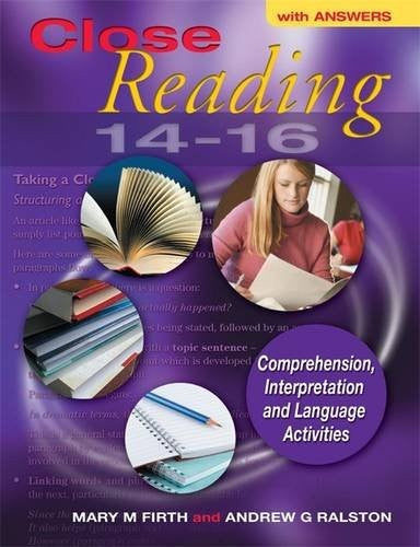 Close Reading 14-16 With Answers