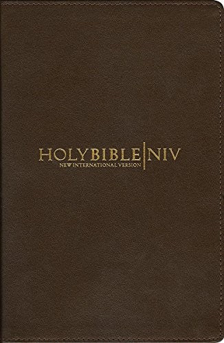 NIV Cross-Reference Chocolate Leather cover