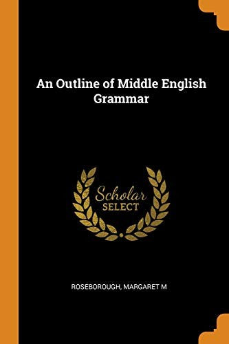 An Outline of Middle English Grammar cover