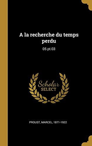 A la recherche du temps perdu cover