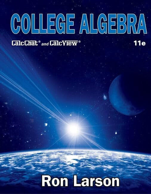 College Algebra (11th Edition)