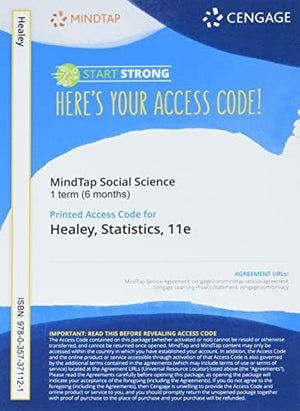 Bundle: Statistics: A Tool for Social Research and Data Analysis, Loose-Leaf Version, 11th + Mindtap, 1 Term Printed Access Card