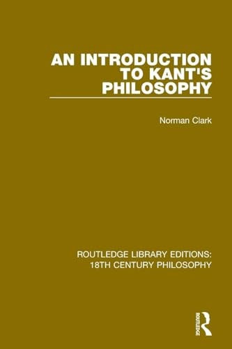 An Introduction to Kant's Philosophy