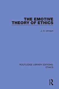The Emotive Theory of Ethics 