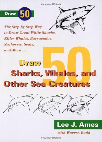 Draw 50 Sharks, Whales, and Other Sea Creatures