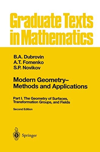 Modern Geometry  Methods and Applications