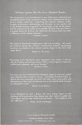 Lewis Mumford Reader