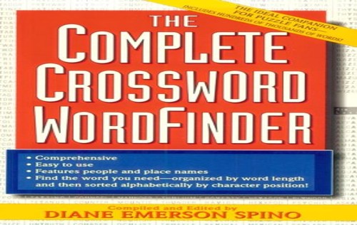 The Complete Crossword Wordfinder cover