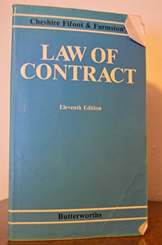 Cheshire, Fifoot, and Furmston's Law of contract