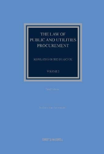 The Law of Public and Utilities Procurement Volume 2