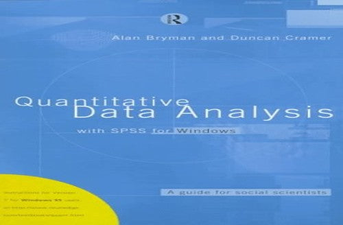 Quantitative Data Analysis with SPSS for Windows