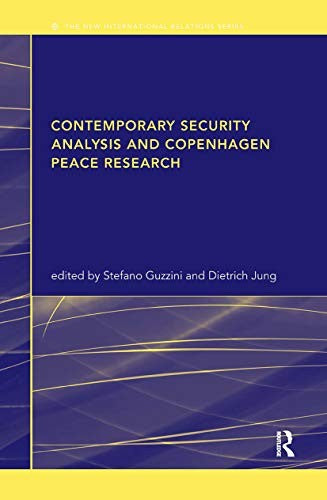 Contemporary Security Analysis and Copenhagen Peace Research