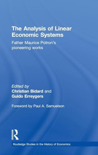 The Analysis of Linear Economic Systems