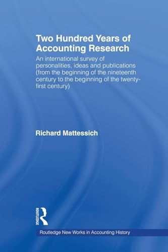 Two Hundred Years of Accounting Research