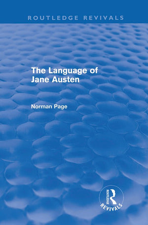 The Language of Jane Austen (Routledge Revivals)