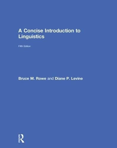 A Concise Introduction to Linguistics cover
