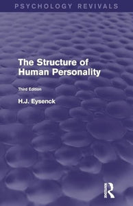 The Structure of Human Personality (Psychology Revivals) 