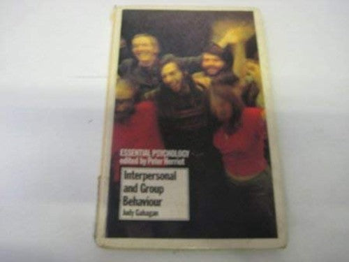 Interpersonal and Group Behaviour cover