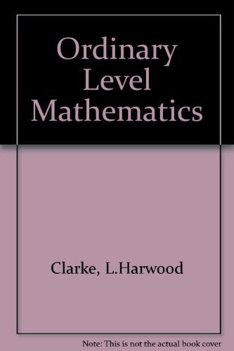 Ordinary Level Mathematics