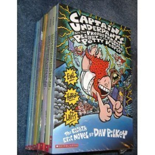 The Ultimate Captain Underpants Collection (Box Set - 8 Books) cover