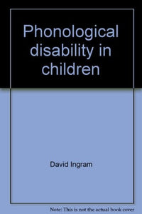 Phonological disability in children 