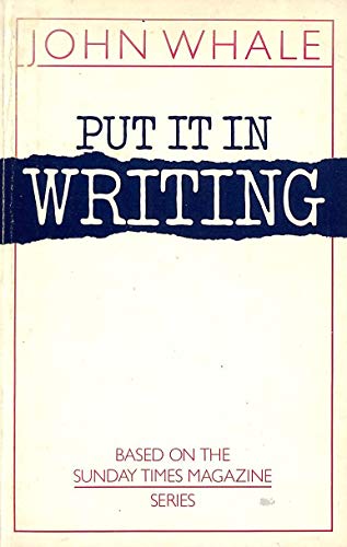 Put it in Writing