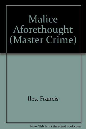 Malice Aforethought