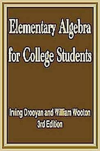 Elementary Algebra for College Students