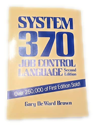 System 370 Job Control Language cover