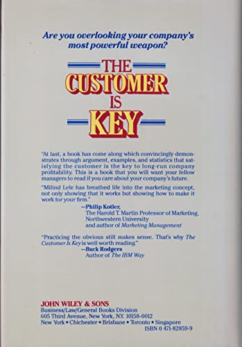 Customer is Key cover