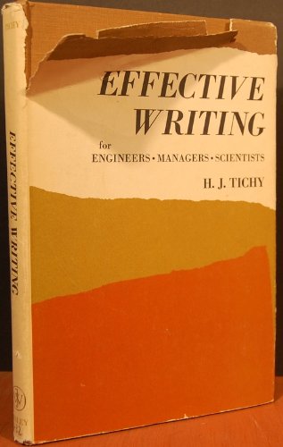 Effective Writing for Engineers, Managers, Scientists