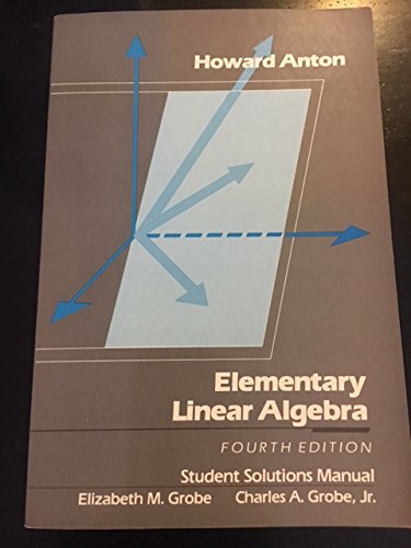 Elementary Linear Algebra