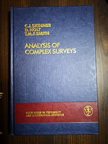 Analysis of Complex Surveys