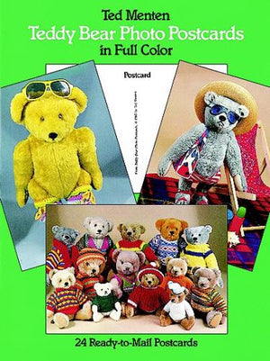 Teddy Bear Photo Postcards in Full Color