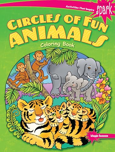 Spark Circles of Fun Animals Coloring Book