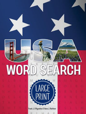 USA Word Search Puzzles (Large Print)